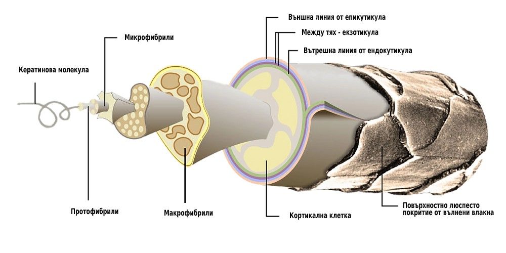 Вълнена структура за топлоизолация